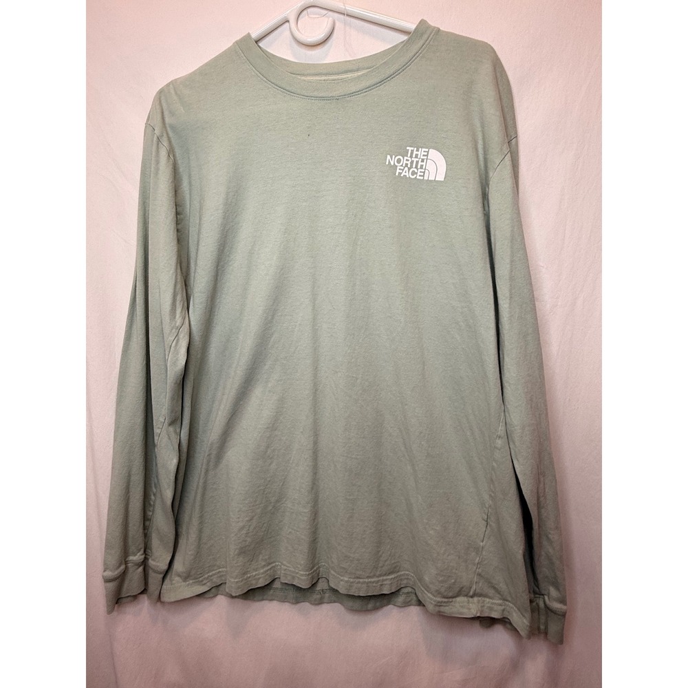 The North Face Men's Long Sleeve Tee in Light Sage Green